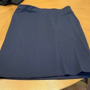 Elegant Navy Blue Women's Skirt